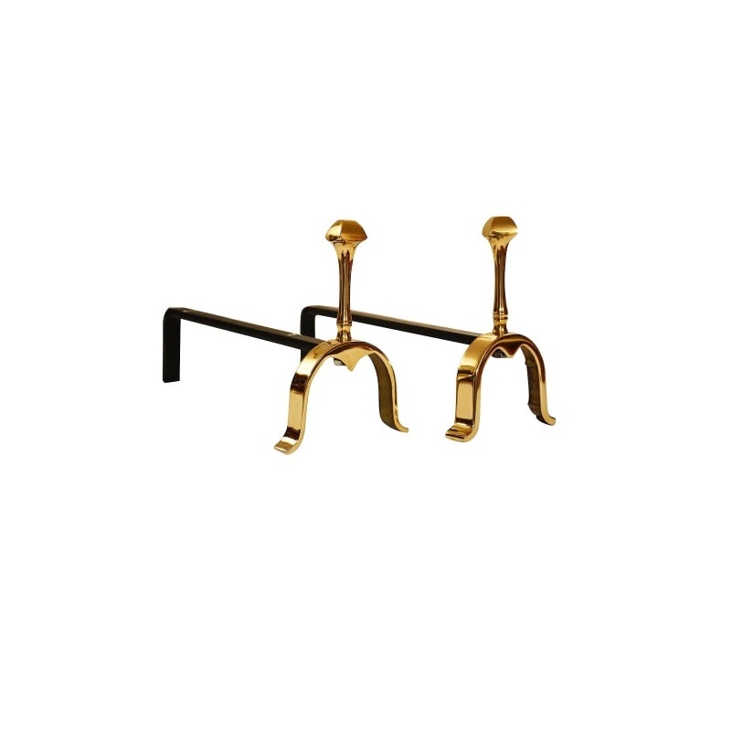 Alari in Ottone A104 Chiodo Testa Quadra - immagine 2