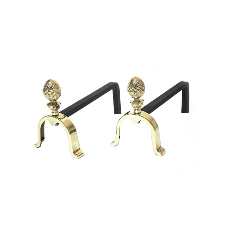 Alari in Ottone A121 con Pigna Riccia