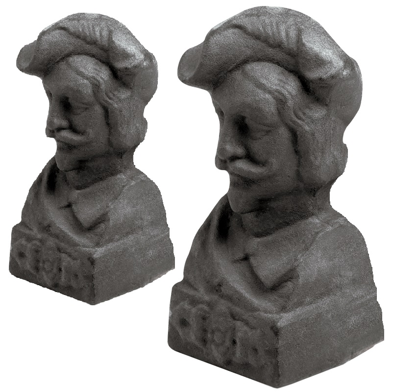 Alari in Ghisa A134 Coppia Busto Uomo - immagine 2