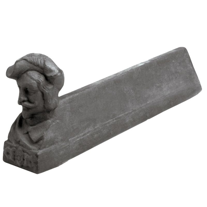 Alari in Ghisa A134 Coppia Busto Uomo