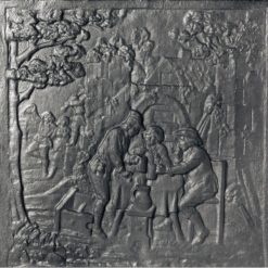 Piastra in Ghisa F121 Caccia nel Camino