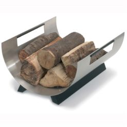 Portalegna Moderno in Acciaio L117 Curvo