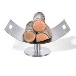 Portalegna Moderno in Acciaio L130 Portariviste