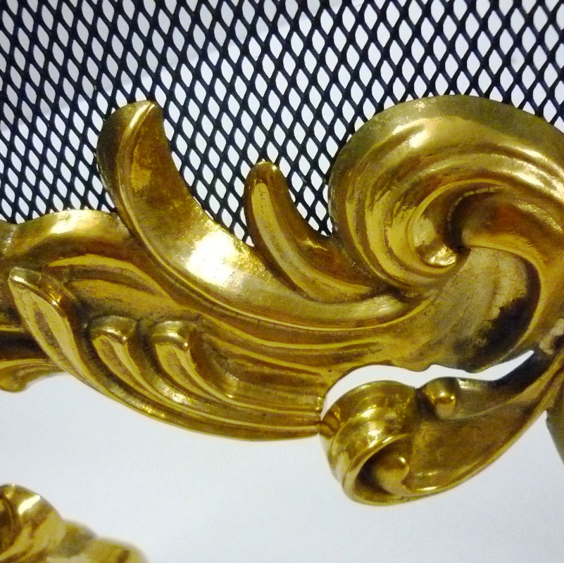 Parascintille a Schermo in Ottone P112 con Draghi - immagine 13