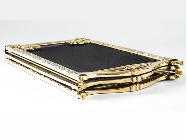 Parascintille Barocco in Ottone P124 tre e quattro ante. - immagine 6