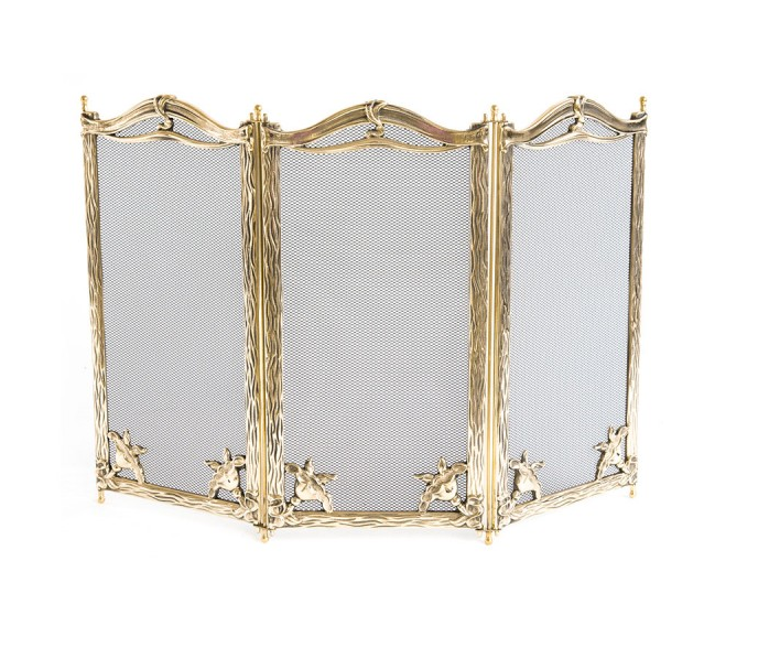 Parascintille Barocco in Ottone P124 tre e quattro ante. - immagine 3