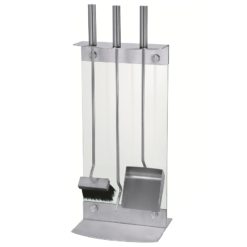 Set attrezzi Design in Acciaio S183 da parete / muro