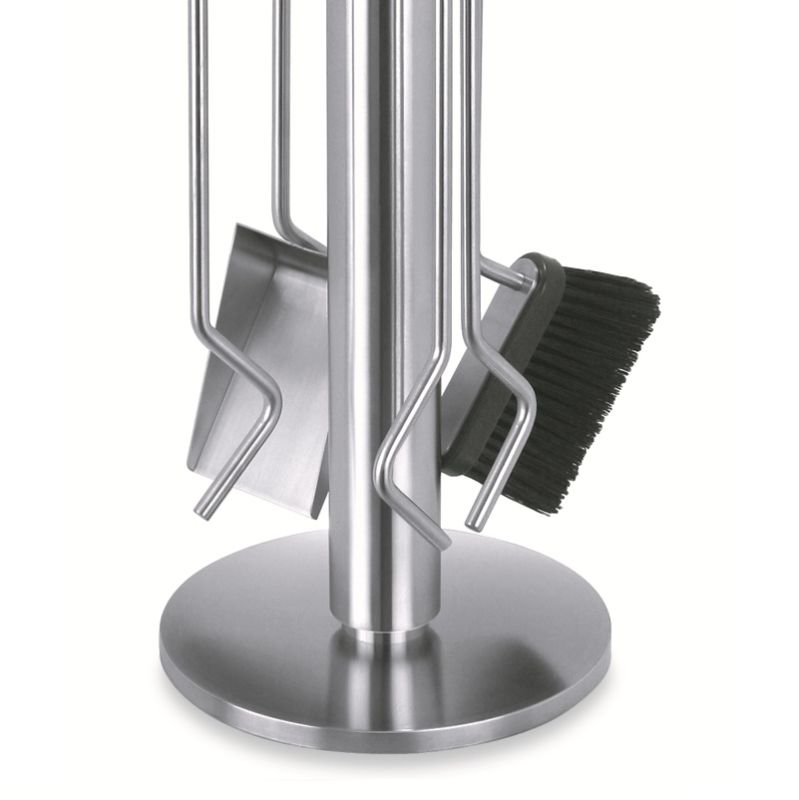 Set Attrezzi Camino S184 MODERNO in Acciaio inox - immagine 4