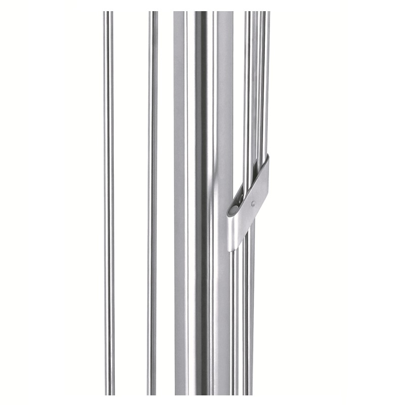 Set Attrezzi Camino S184 MODERNO in Acciaio inox - immagine 3