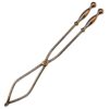 Grande pinza in ottone S216 per il Camino