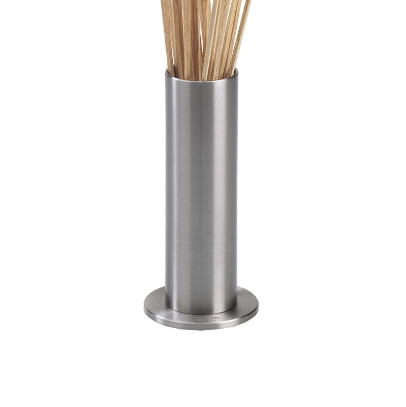 Portafiammiferi in Acciaio Inox X105 Tondo - immagine 2