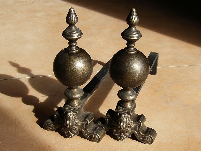 Alari in Ottone Budda A169 Grandi Boccia - immagine 2