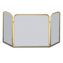 Parascintille in Ottone e Cristallo P233-S Vetro Temperato 3 ante