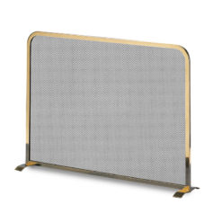 Parascintille in Ottone e Cristallo P234 Vetro Temperato