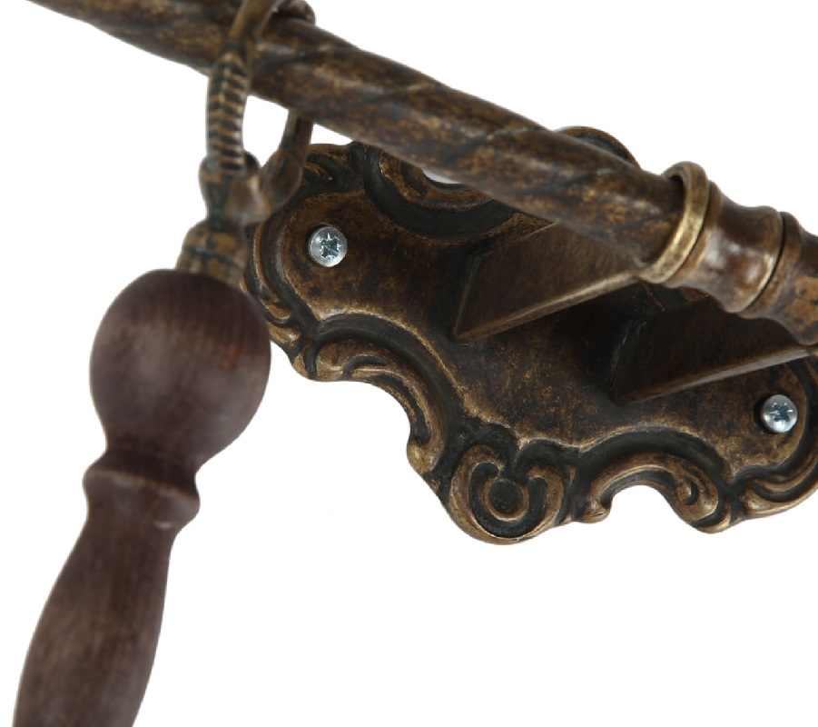 Set Accessori Camino in Ottone da Parete S258-A a Muro - immagine 5