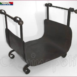 Portalegna in ferro forgiato L112