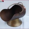 Portalegna in rame e ottone L143