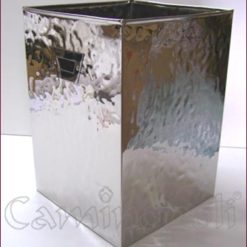 Portalegna moderno in acciaio cromato L137