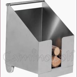 Trolley Portalegna in acciaio L127