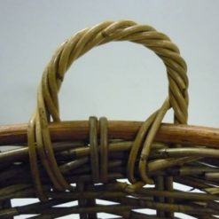 Portalegna in rattan L113S Cesta Tonda