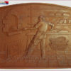 Piastra in ghisa F112 Fornaio 50x60