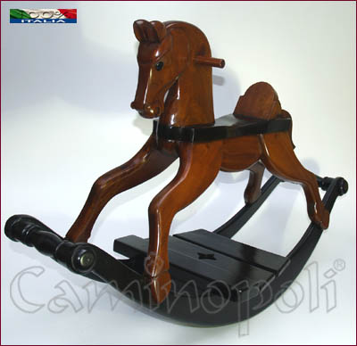Cavalluccio a Dondolo in legno V113