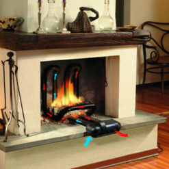 Diffusore di Calore ed Inserto per Camino V110