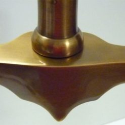 Alari in ottone A154 brunito