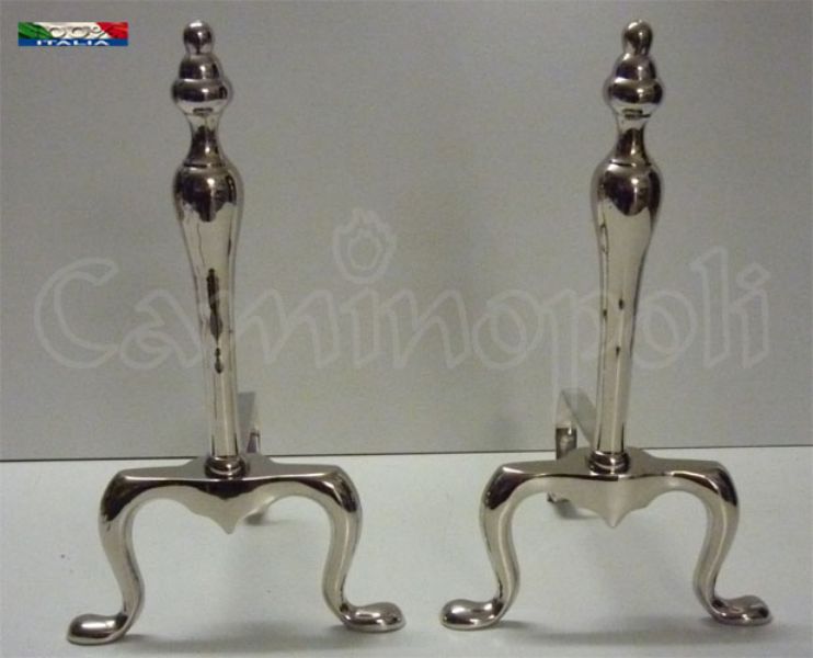 Alare in Ottone Argentato A155