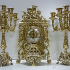 Trittico con Orologio V141 da Camino