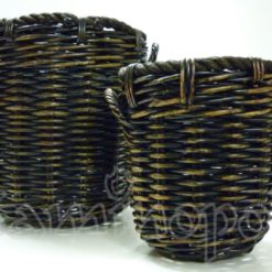 Cesta Portalegna in Rattan L158L