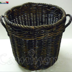 Cesto Portalegna L158S in Rattan