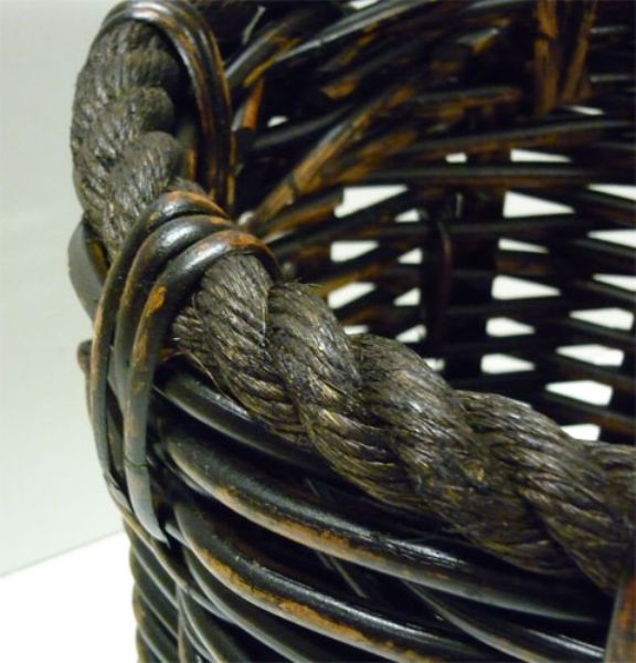 Cesta Portalegna in Rattan L158M