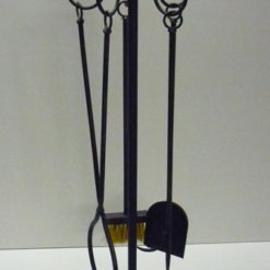 Set attrezzi in ferro battuto S238 Uccellino