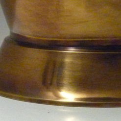 Portalegna Secchio Carbone in Ottone L165 Brunito