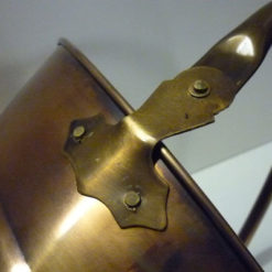 Portalegna Secchio Carbone in Ottone L165 Brunito