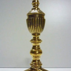 Alari in ottone A158 Impero Lucido