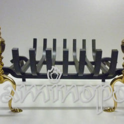 Alari in ottone A158 Impero Lucido