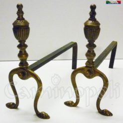 Alari in ottone A159 Impero