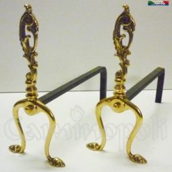 Alari in ottone A160 Barocco