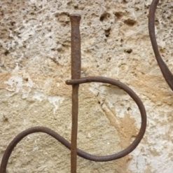 Set attrezzi in Ferro Battuto S249 da parete