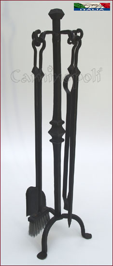Set attrezzi 4+1 S114 in Ferro Forgiato