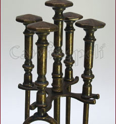 Set attrezzi 4+1 S112 Ottone e Legno