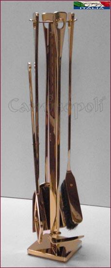 Set attrezzi Camino Glamour S200