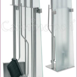 Set di attrezzi in acciaio e cristallo S134